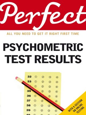 Perfect Psychometric Test Results - ebook